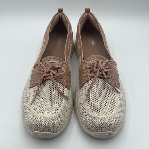 Skechers Women's Sneakers - Tan and Cream Size 10 / 
137024 - Picture 4 of 8